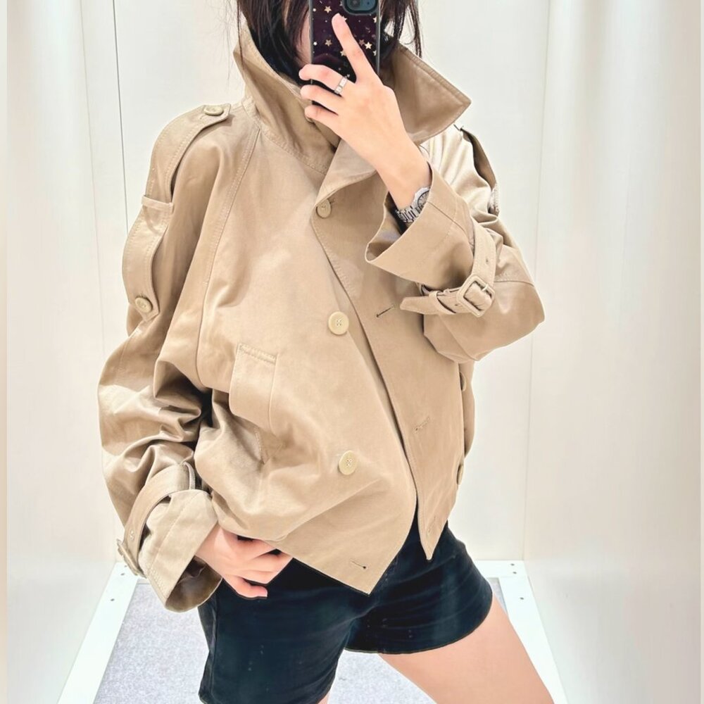 Acne Studios belted buttoned coat
